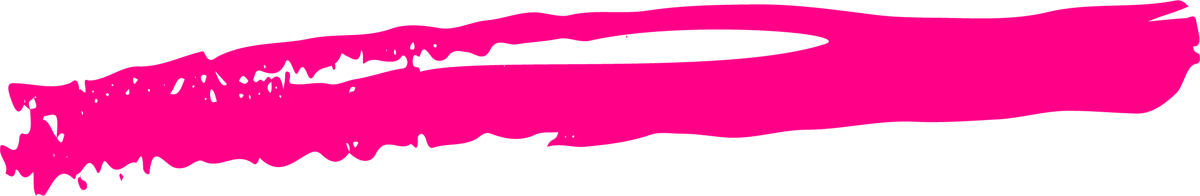 Pink brushstroke underline